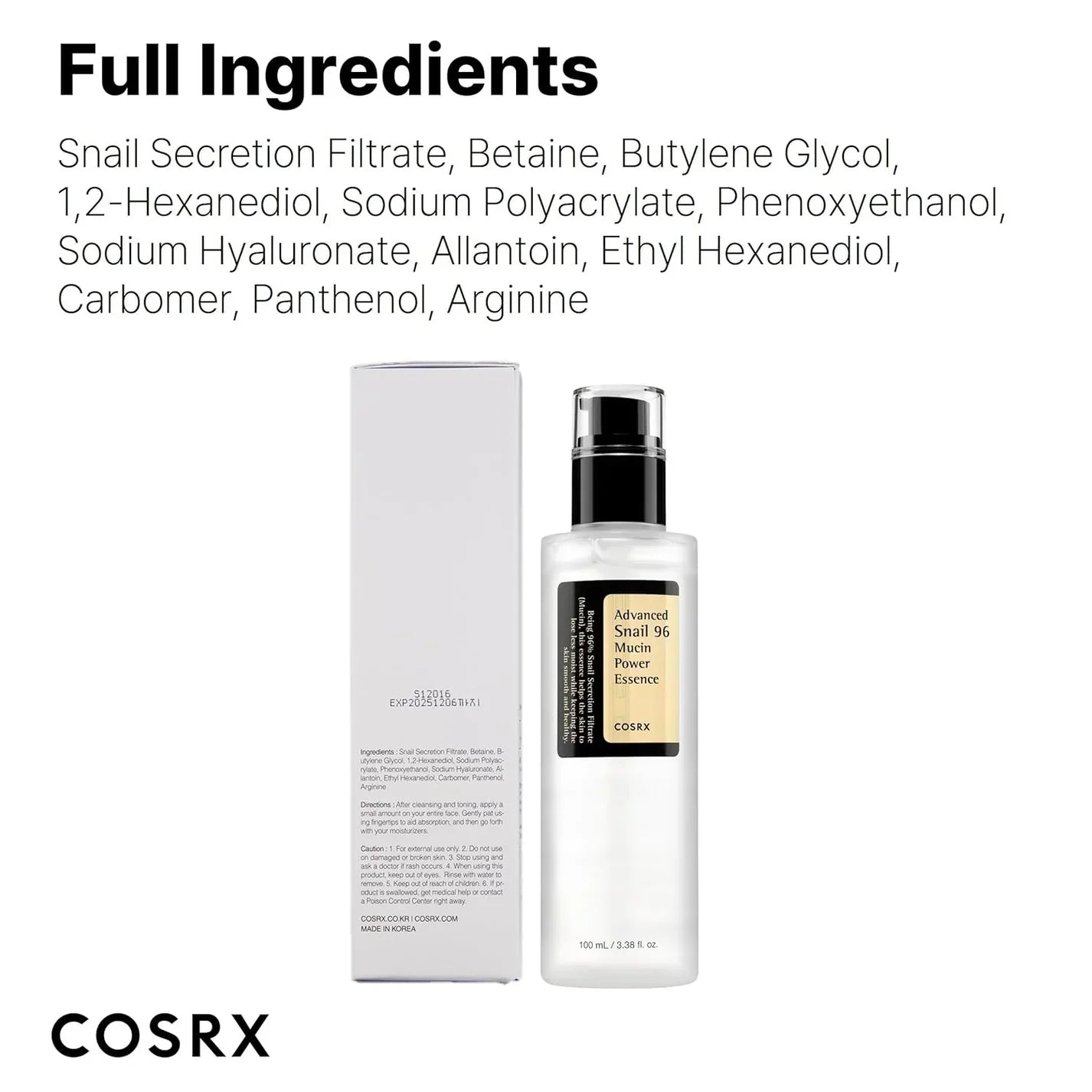 Snail 96 Mucin Power Essence (Buy 1 Get 1 Free)